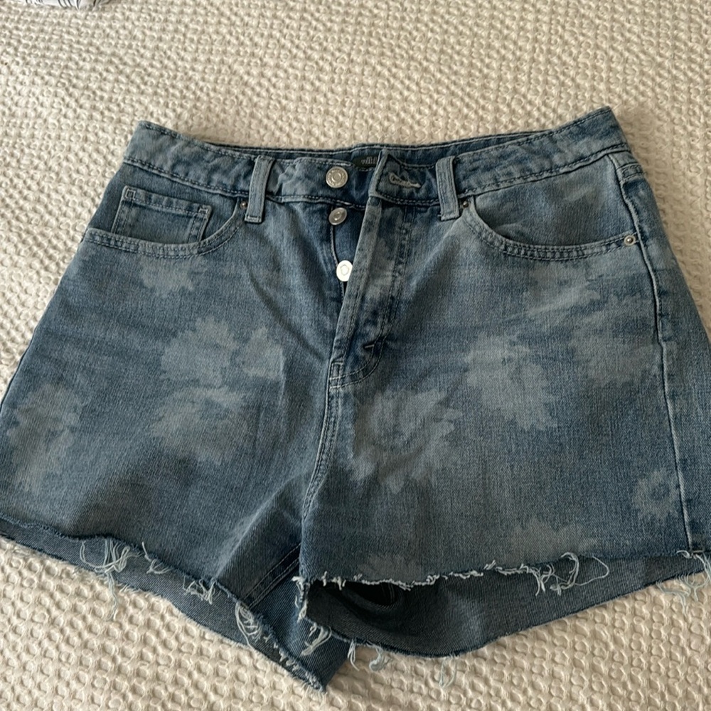 High Rise Cutoff Shorts